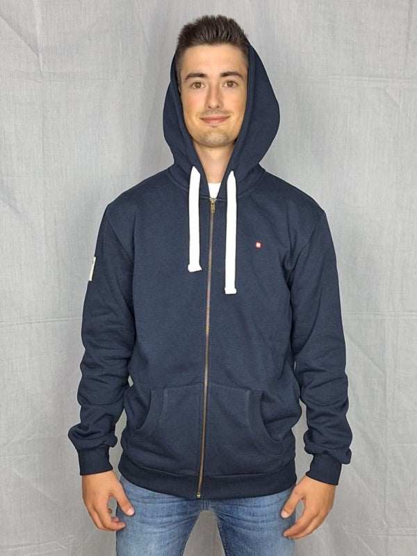 Sudadera unisex con capucha y cremallera de Yellow Skin 309 - Dau Moda