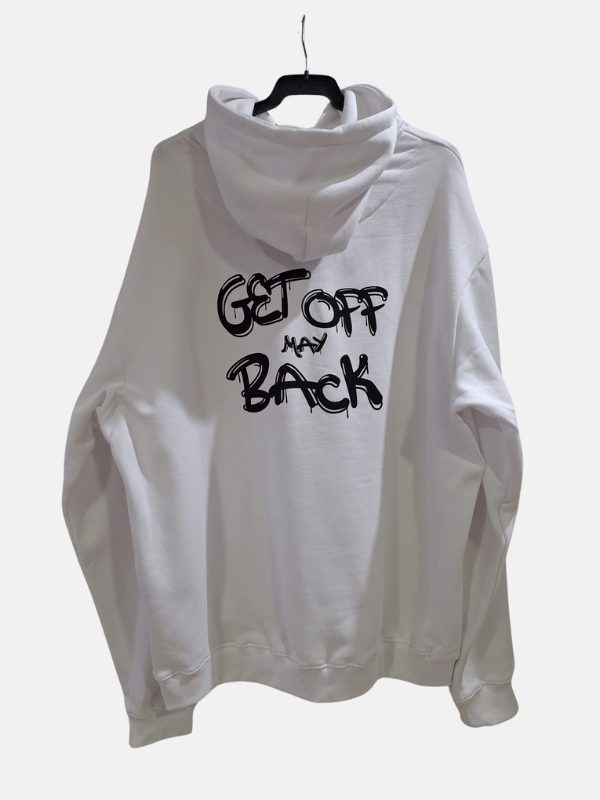 Sudadera unisex blanca oversize de Yellow Skin 8840 - Dau Moda