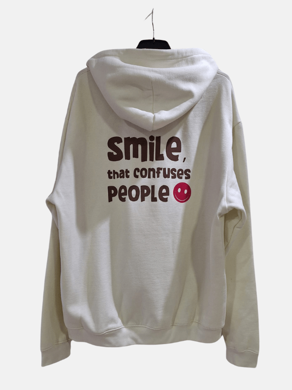 Sudadera unisex beig oversize de Yellow Skin 8843 - Dau Moda