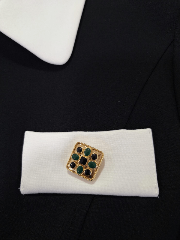 Vestido estilo Channel de Carla Ruiz 99018 - Dau Moda