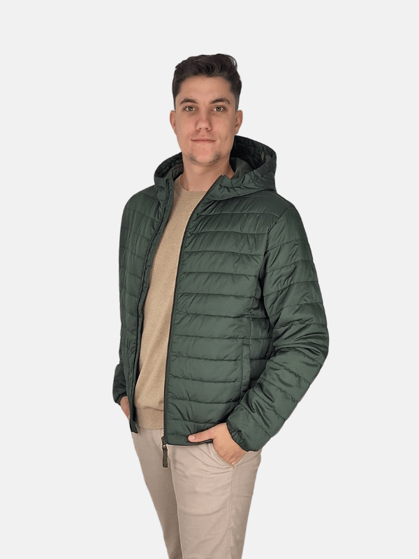 Chaqueta liviana de hombre con capucha de JJ Rebel 12264627