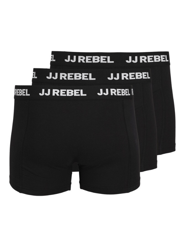 Pack de 3 calzoncillos negros de JJ Rebel 12272622